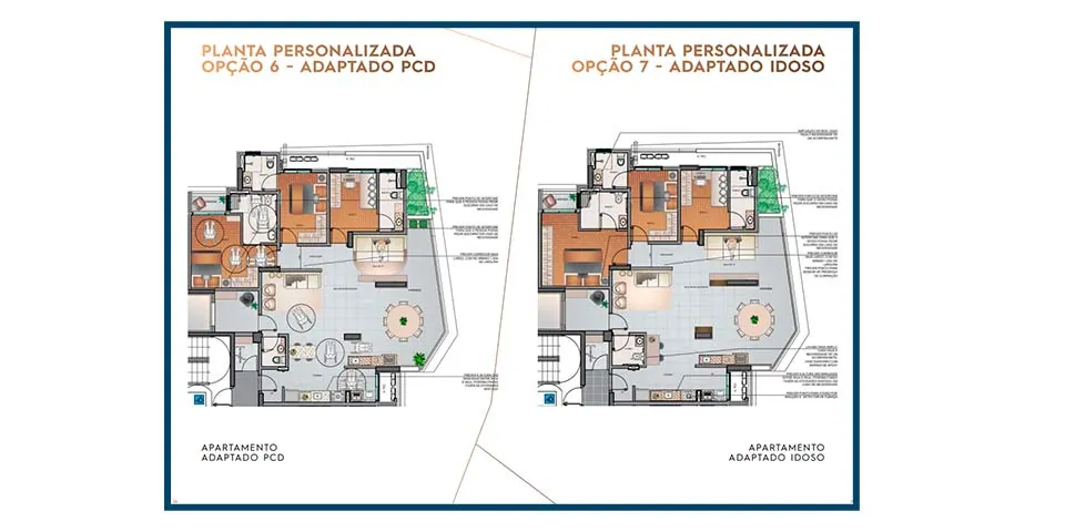 Planta Plantas adaptadas, Montante Living Design