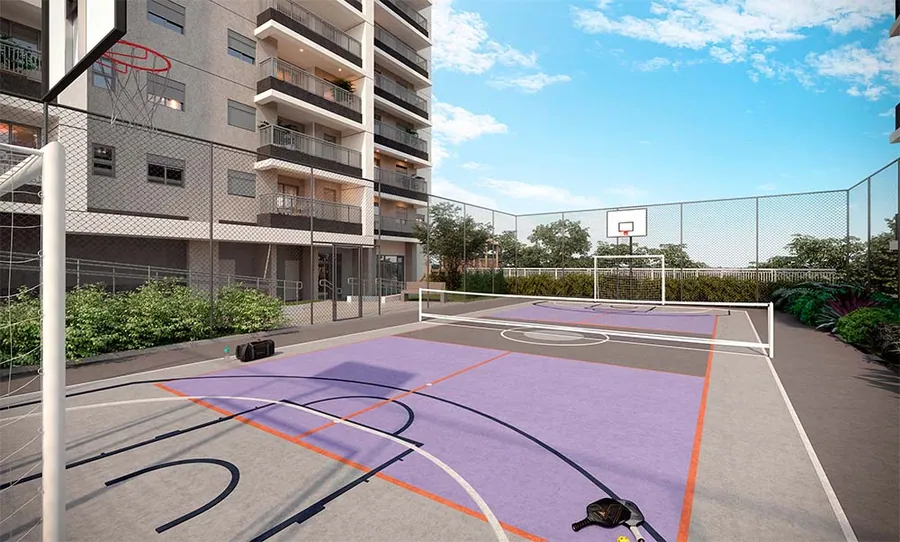 Quadra de beach tennis, Quadria Satélite
